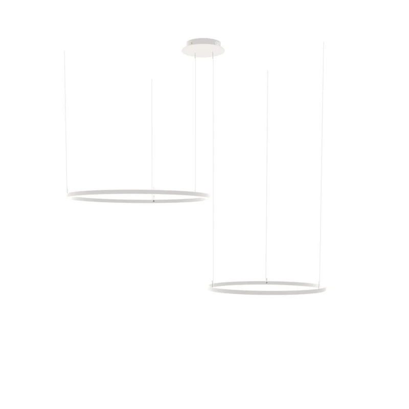 s.luce LED Ring Hängelampe 2-flammig Exzentrisch