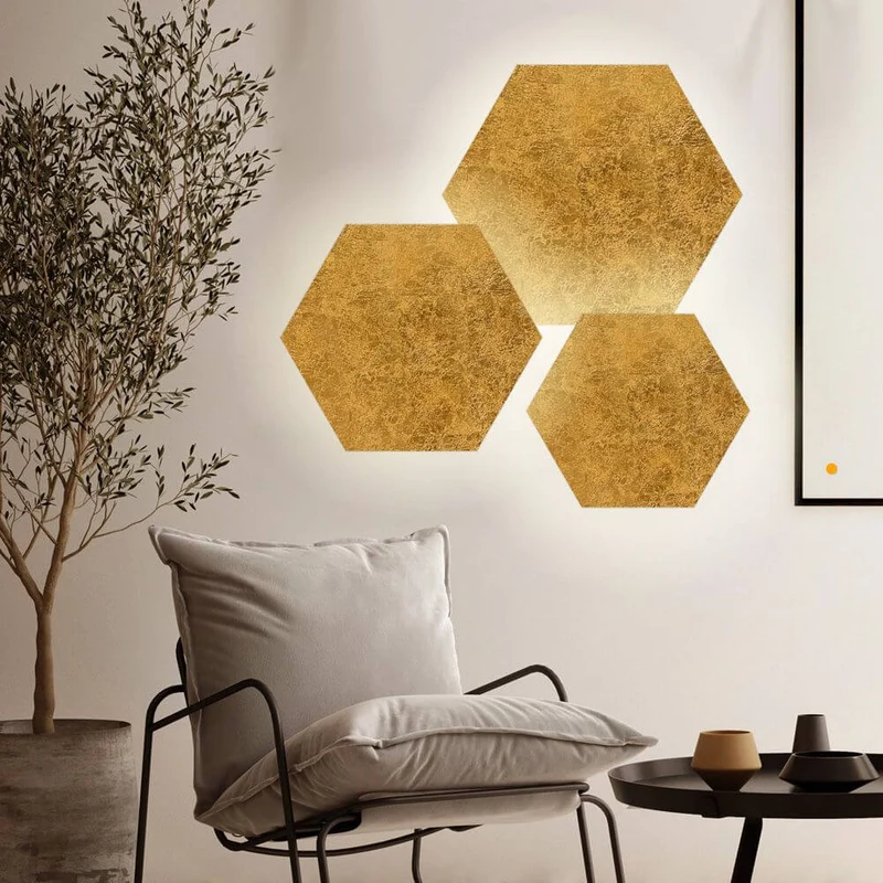 s.luce Hive indirekte LED Wandleuchte Kombination