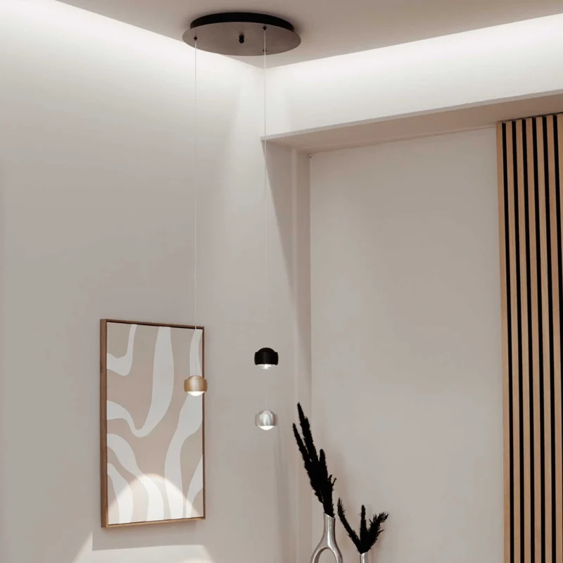 s.luce Beam LED Pendelleuchte 3- oder 5-flammig Modular Baldachin