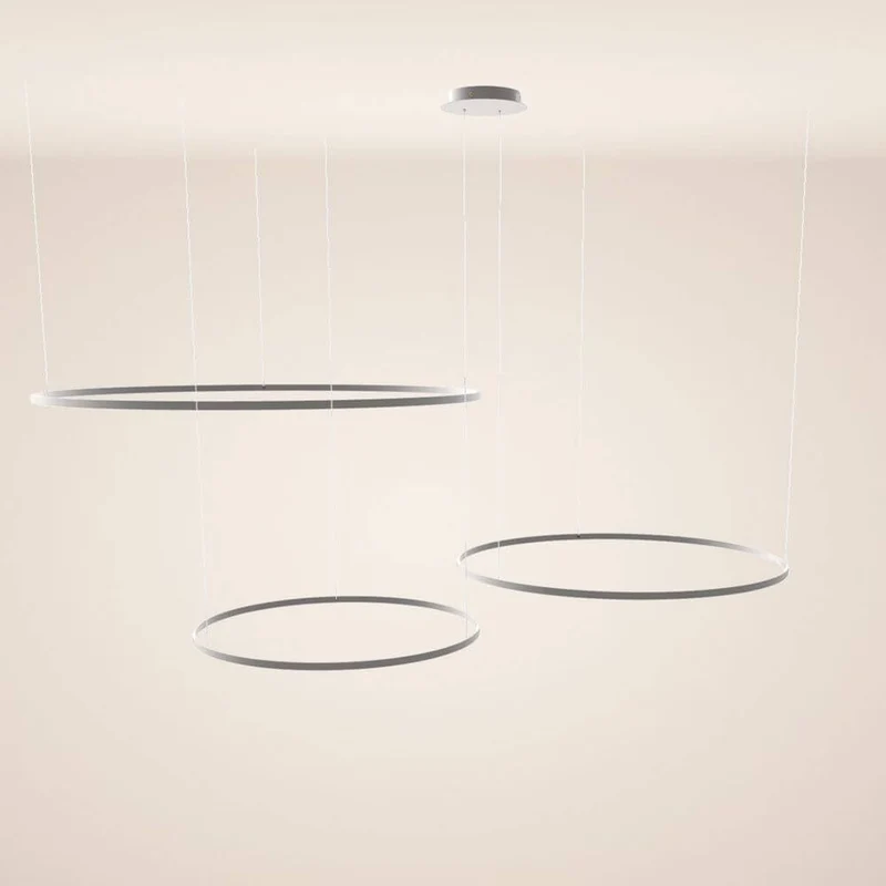 s.luce LED Ring Pendelleuchte 3-flammig Exzentrisch