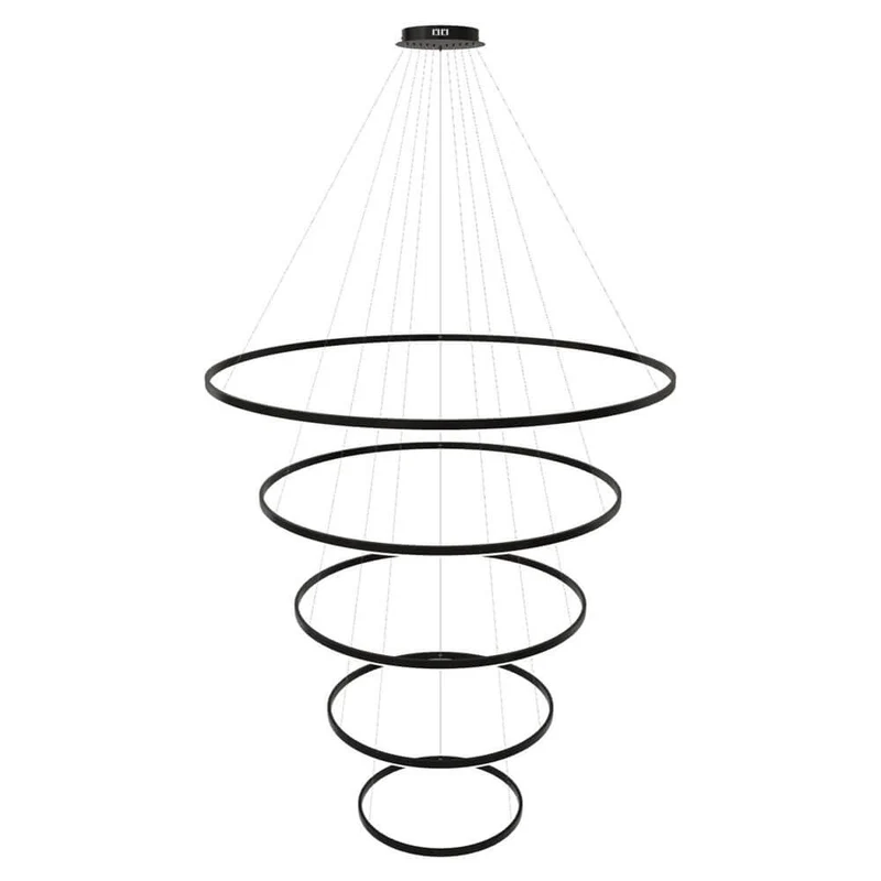 s.luce LED Ring Pendelleuchte 5-flammig Zentrisch