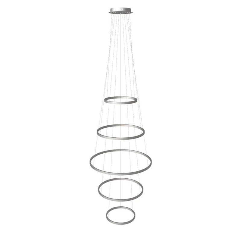 s.luce LED Ring Pendelleuchte 5-flammig Zentrisch