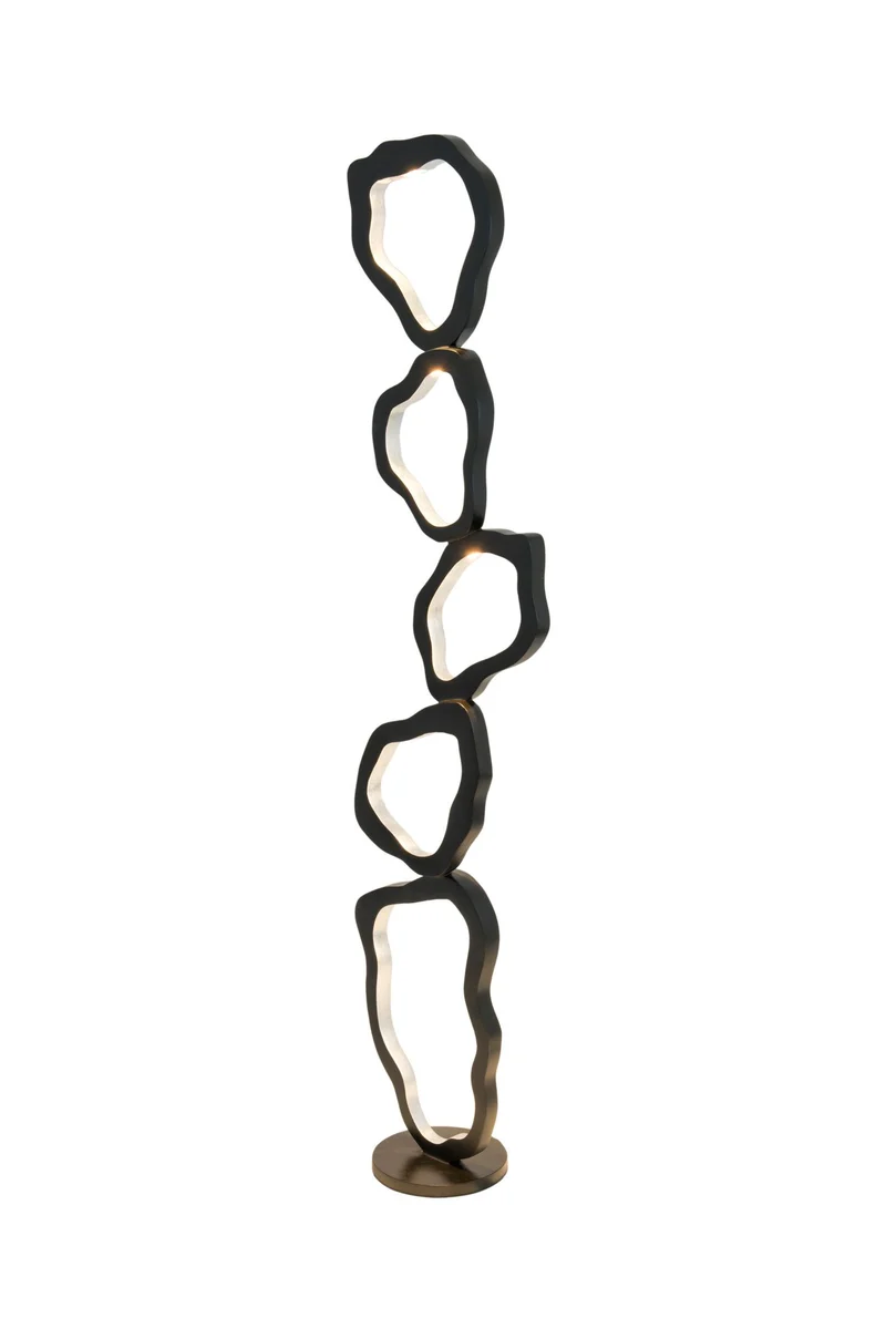 LED-Stehleuchte Infernale 5-flammig dimmbar Rund 163 cm