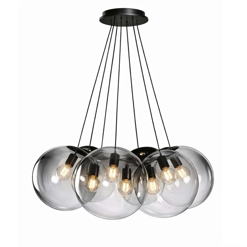 s.luce Orb Cluster Mehrfach-Hängelampe 7-flammig 7x30cm