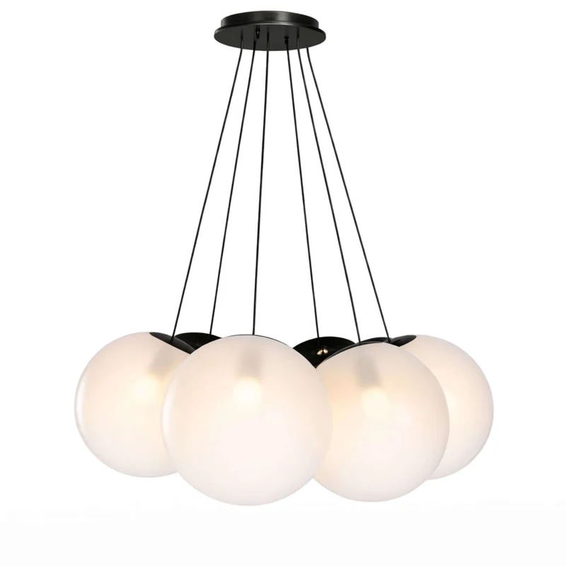 s.luce Orb Cluster Mehrfach-Hängelampe 7-flammig 7x30cm