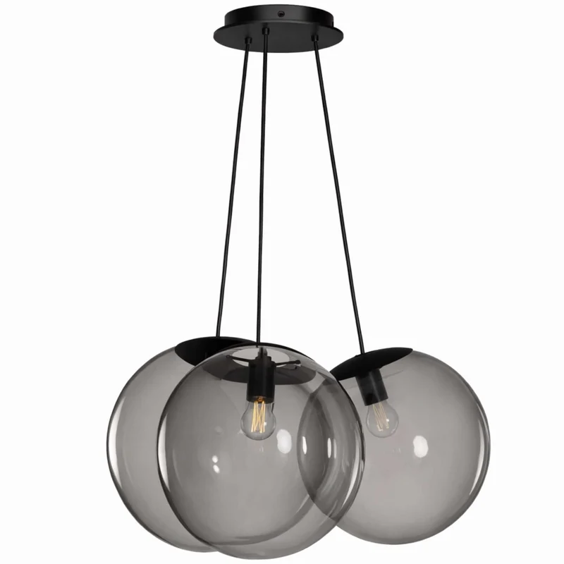 s.luce Orb Cluster Glas-Pendelampe 3-flammig 3x50cm