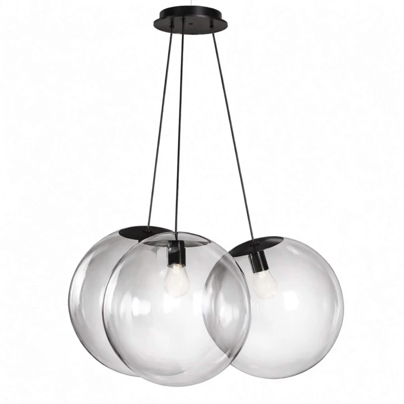 s.luce Orb Cluster Glas-Pendelampe 3-flammig 3x50cm