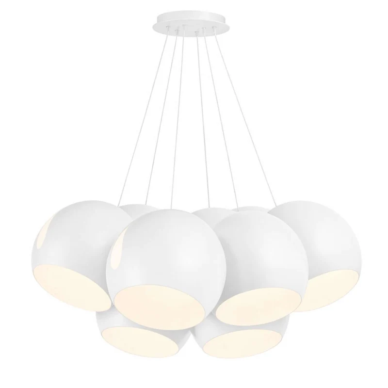 s.luce Ball Cluster Mehrfach-Pendelleuchte 7-flammig 7x30cm