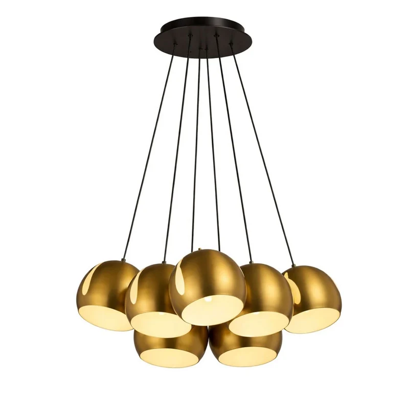 s.luce Ball Cluster Mehrfach-Pendelleuchte Cluster 7-flammig 7x20cm