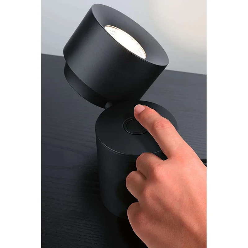 LED Wand- & Tischleuchte Puric Pane mit Touch-Dimmer Schwarz