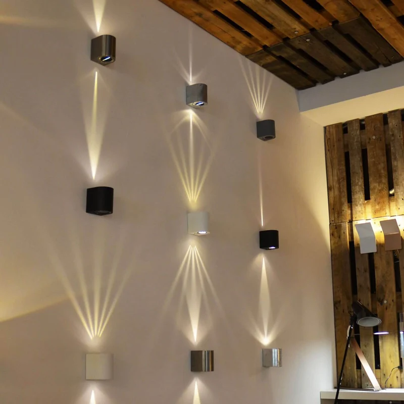 LED Außen-Wandleuchte Canto 2 IP44 Weiß