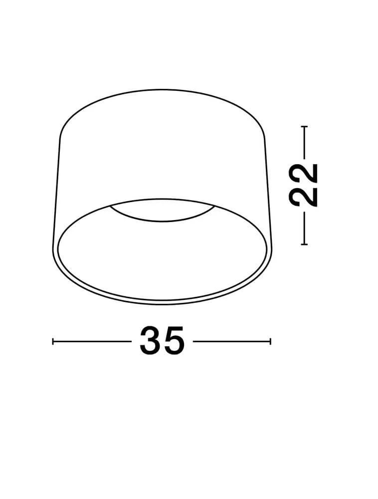 Atil LED Deckenleuchte Ø 35cm 3000K