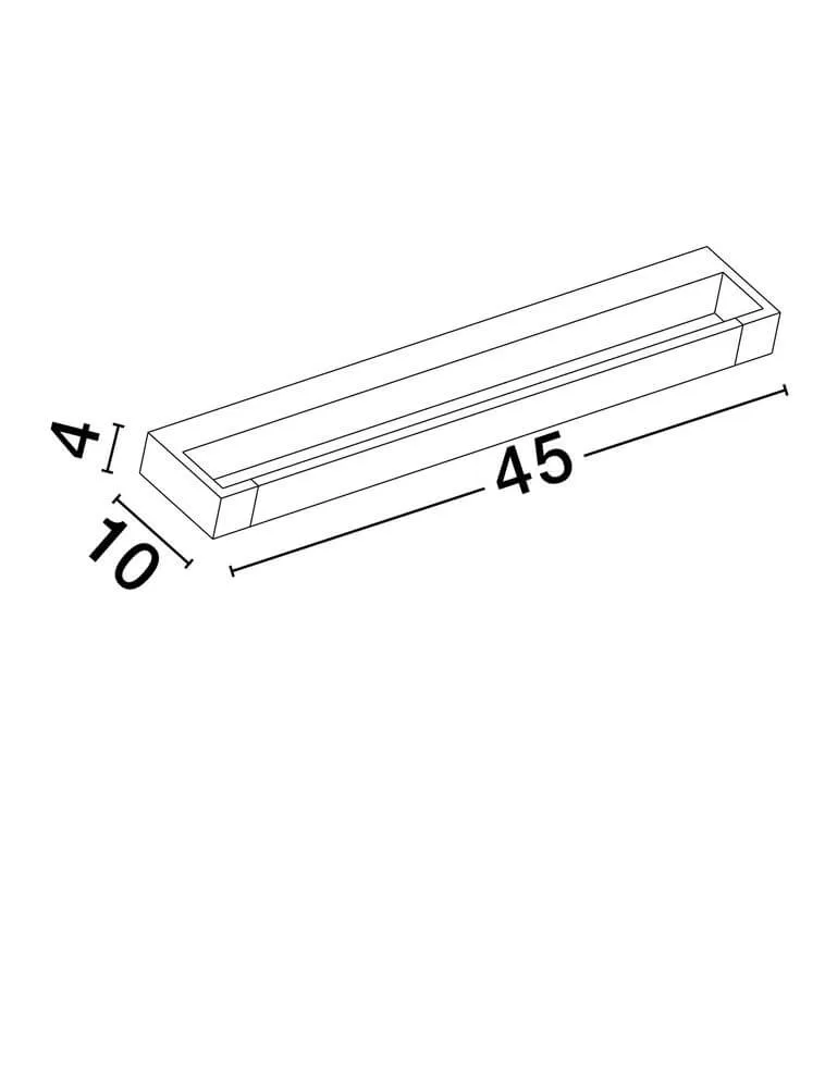 Arga LED Wandleuchte 45cm 3000K IP44