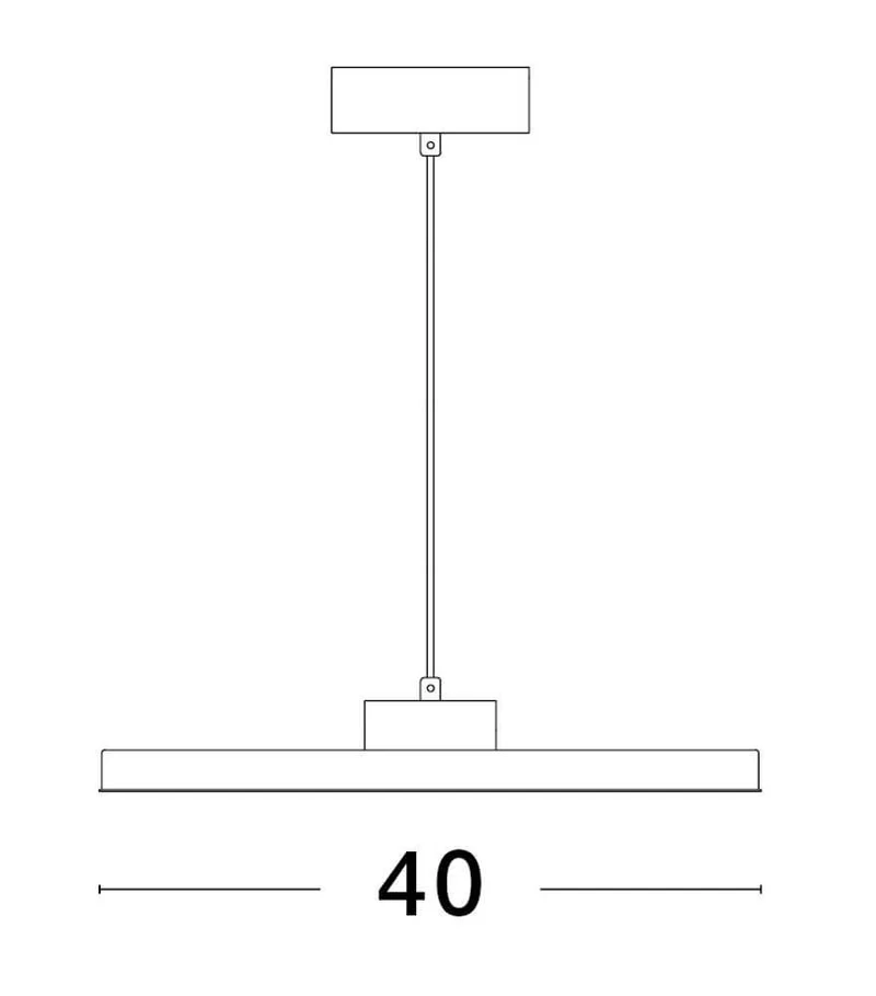 Andria LED Pendelleuchte Ø 40cm 3000K