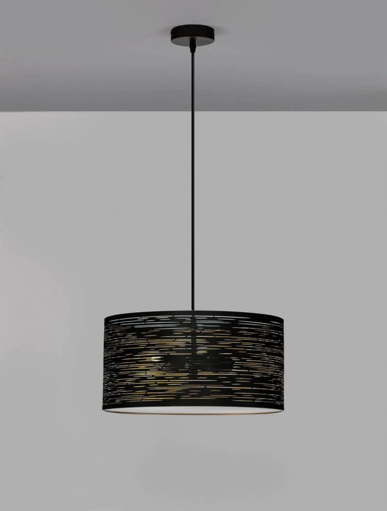 Zane Pendelleuchte Schwarz, Gold