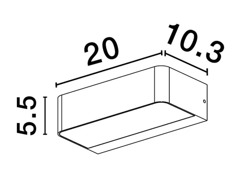 Videno LED Außenwandleuchte 3000K Anthrazit IP65