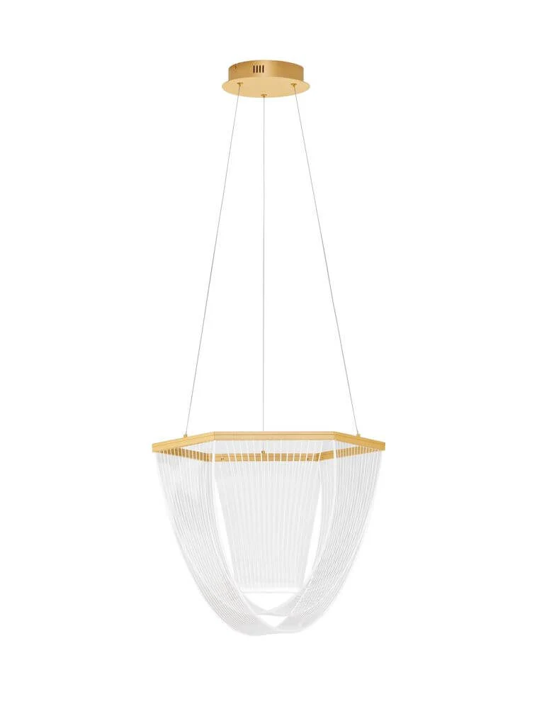 Valentin LED Pendelleuchte 3000K Gold