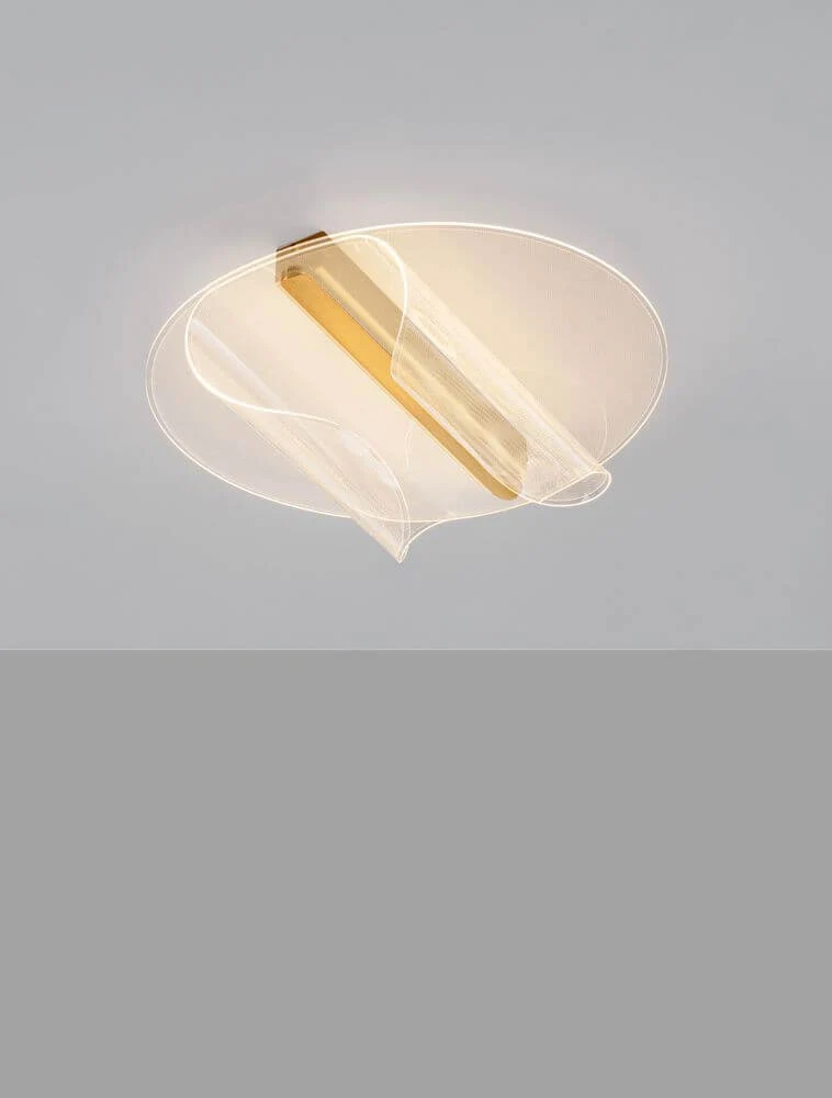 Valentin LED Deckenleuchte 3000K Gold