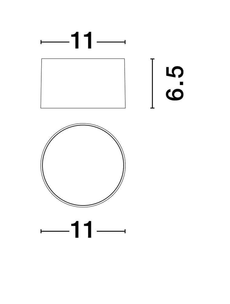 Luldo LED Deckenleuchte Ø 11cm 3000K