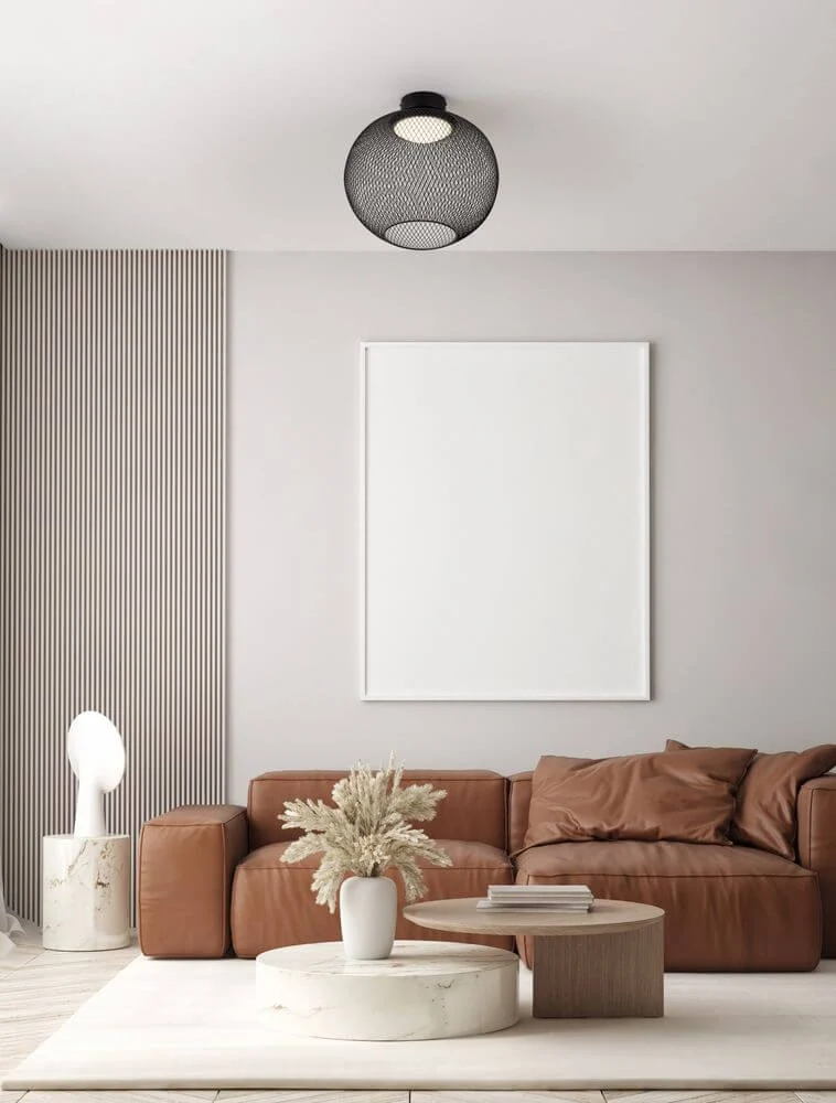 Kinetic LED Deckenleuchte 3000K Schwarz