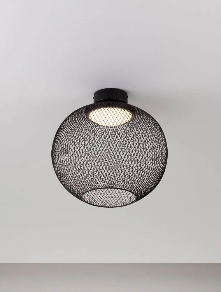 Kinetic LED Deckenleuchte 3000K Schwarz