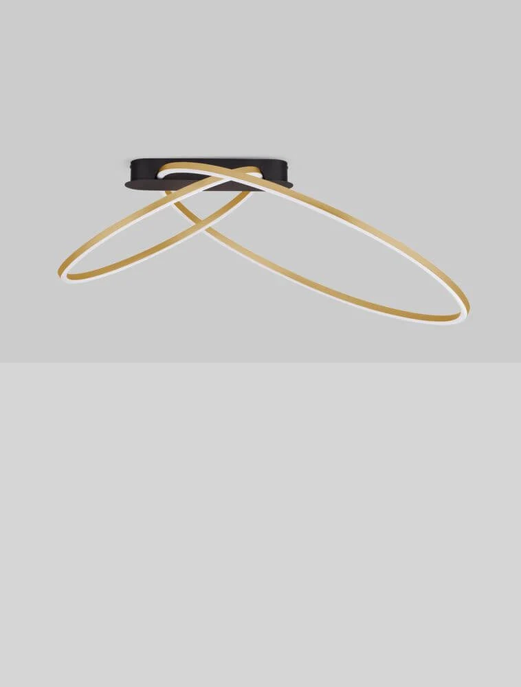 Kiklos LED Deckenleuchte 2-flammig Ø 72cm 3000K