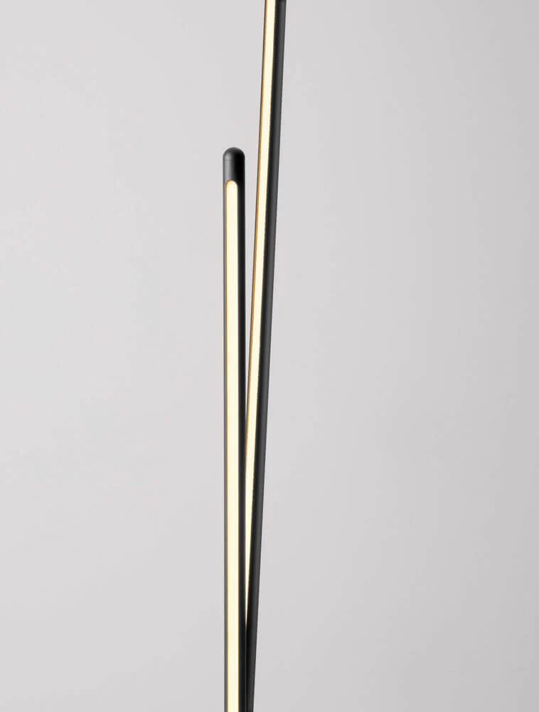 Intec LED Stehlampe H 184cm 2-flammig 3000K