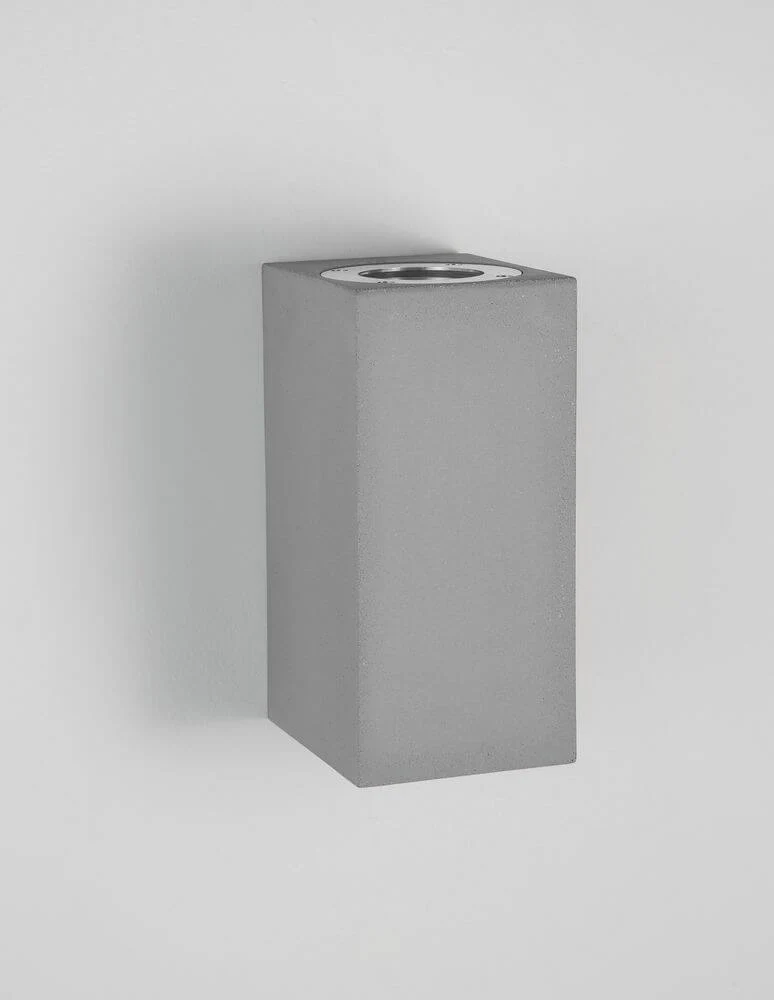 Fuento Außenwandleuchte H 18cm Beton IP65