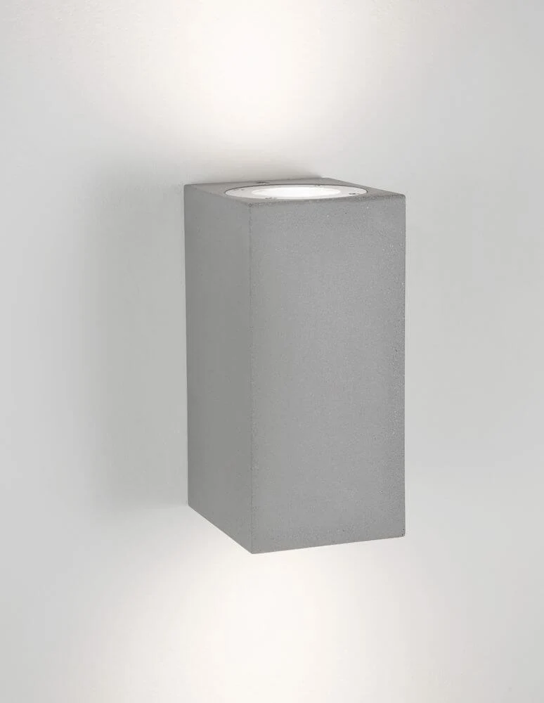 Fuento Außenwandleuchte H 18cm Beton IP65