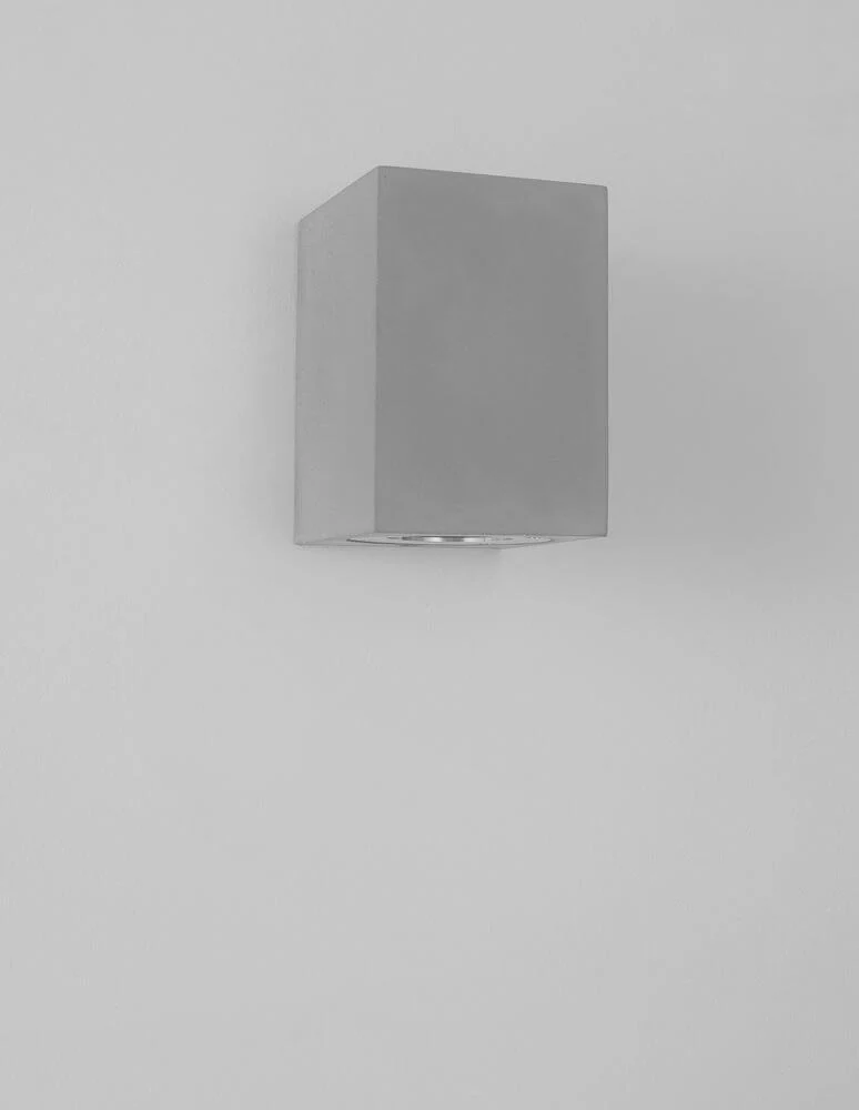 Fuento Außenwandleuchte H 12cm Beton IP65
