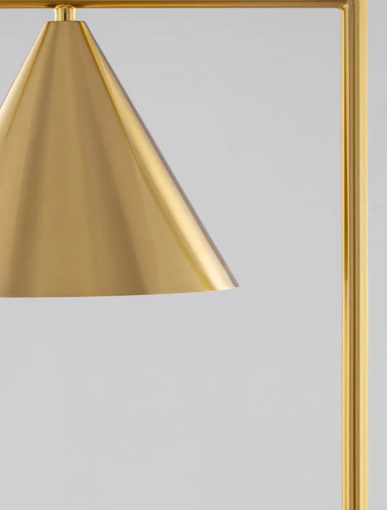 Sway Stehlampe Gold, Weiß
