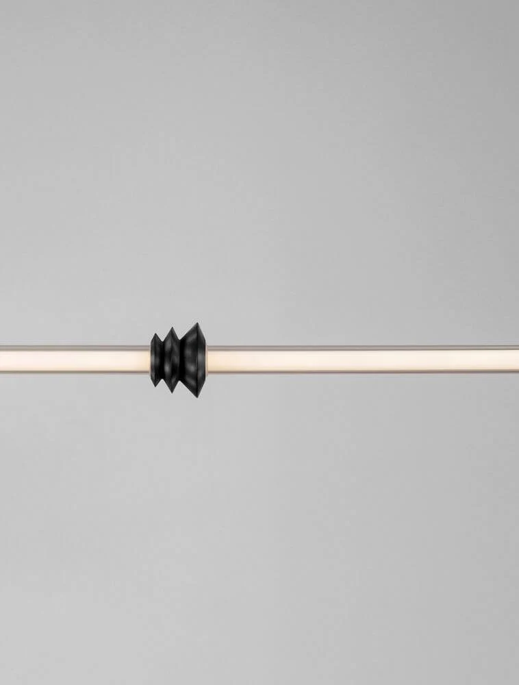Stalactite Pendelleuchte Horizontal Ø 3,3cm 3000K Schwarz