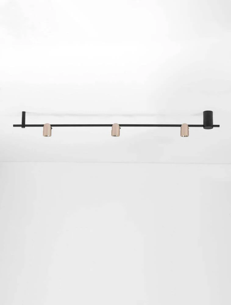 Sirmos LED Pendelleuchte 3-flammig 3000K Schwarz, Braun