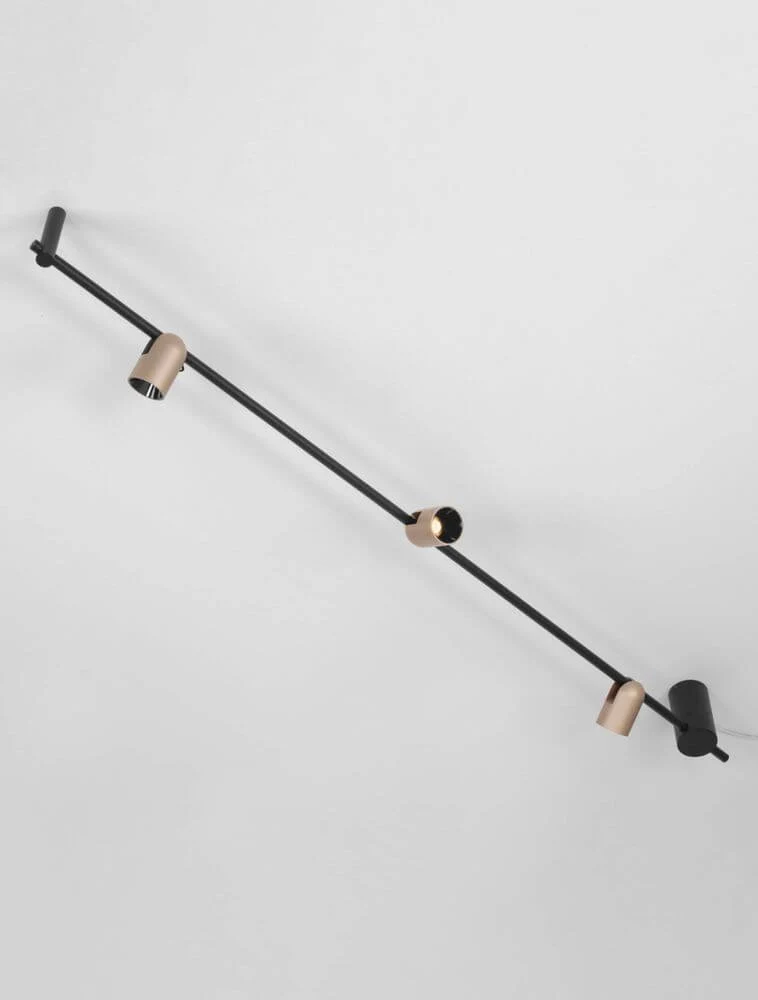 Sirmos LED Pendelleuchte 3-flammig 3000K Schwarz, Braun