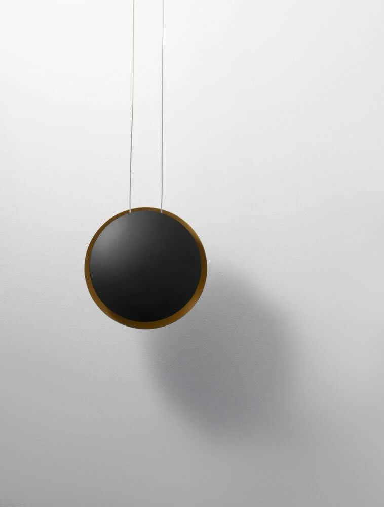 Shell LED Pendelleuchte Ø 20cm 3000K Schwarz, Gold