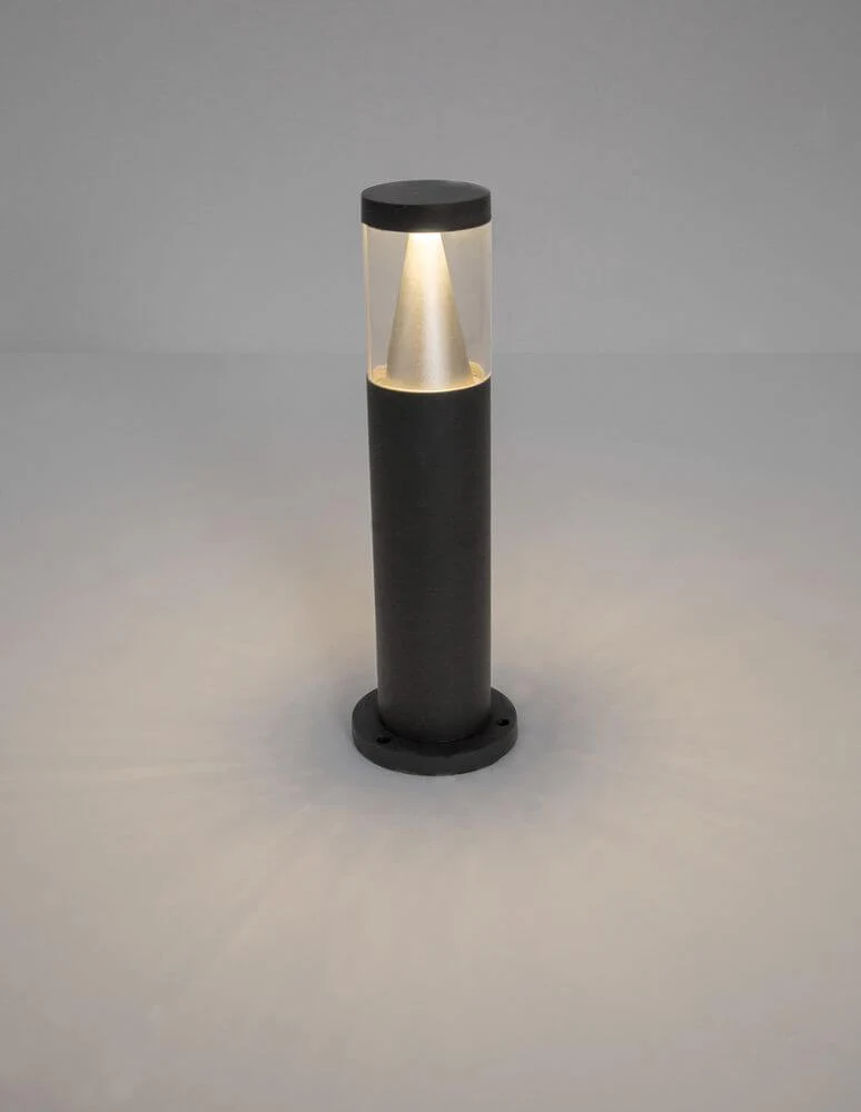 Rock LED Außenpollerleuchte 3000K Schwarz IP65