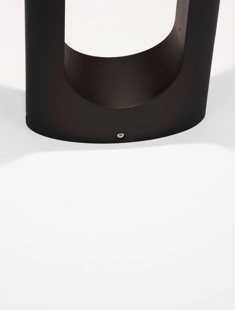 Portal LED Außensockelleuchte 3000K Schwarz IP54