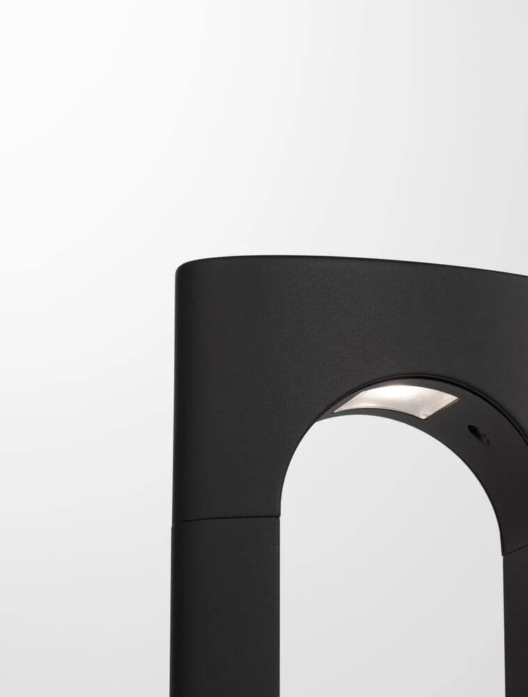 Portal LED Außensockelleuchte 3000K Schwarz IP54