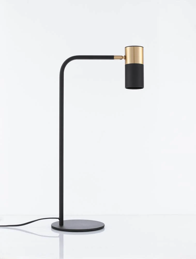 Pongo Tischleuchte Schwarz, Gold