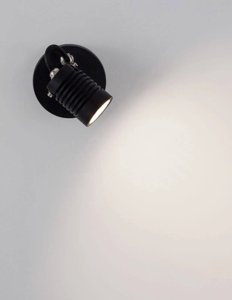 Fend LED Außenwandleuchte Base Hoch 3000K Schwarz IP65