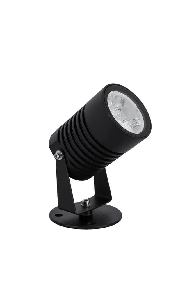 Fend LED Außenwandleuchte Base Flach 3000K Schwarz IP65