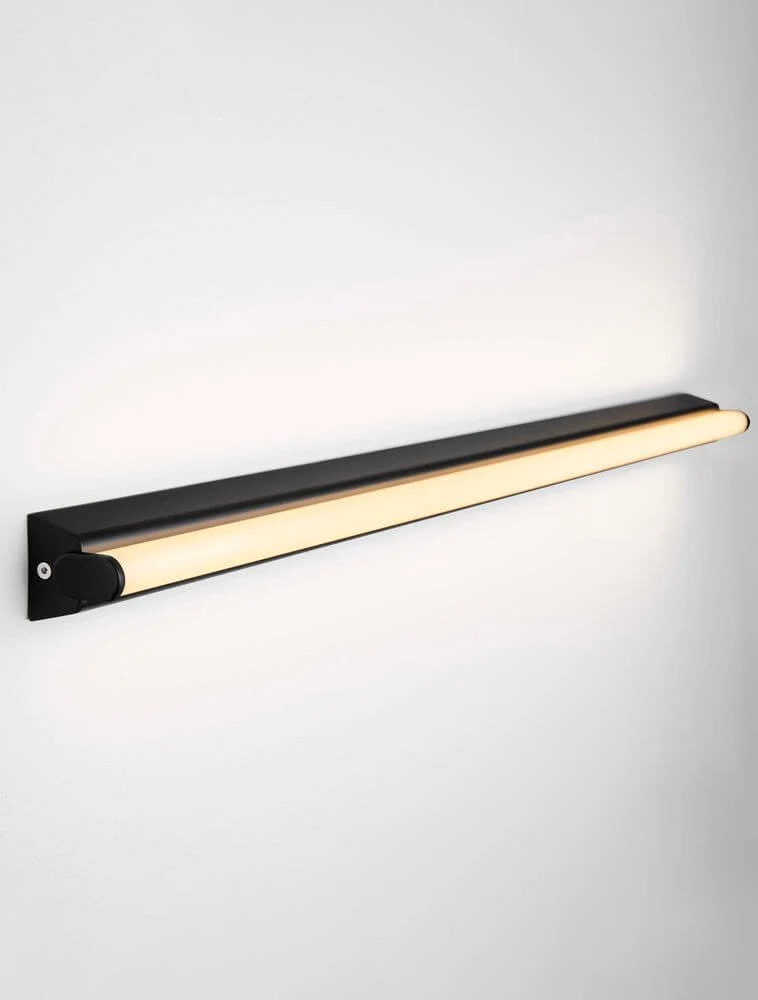 Endo LED Wandleuchte 3000K Schwarz IP44