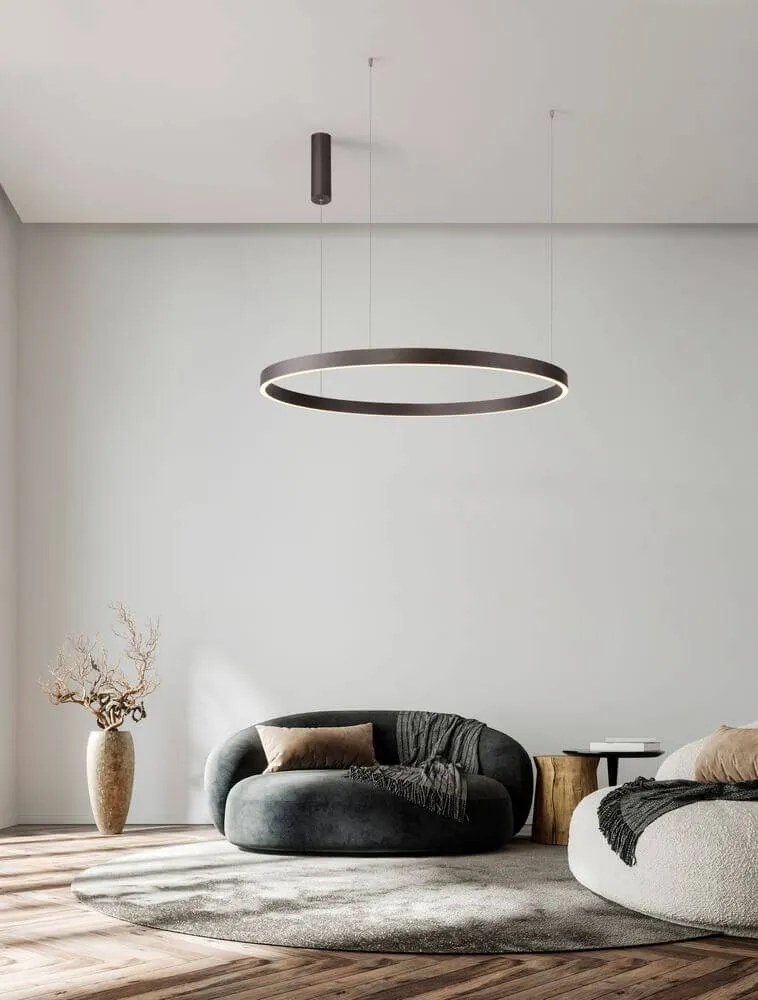 Elowen LED Pendelleuchte 3000K Up & Down Braun
