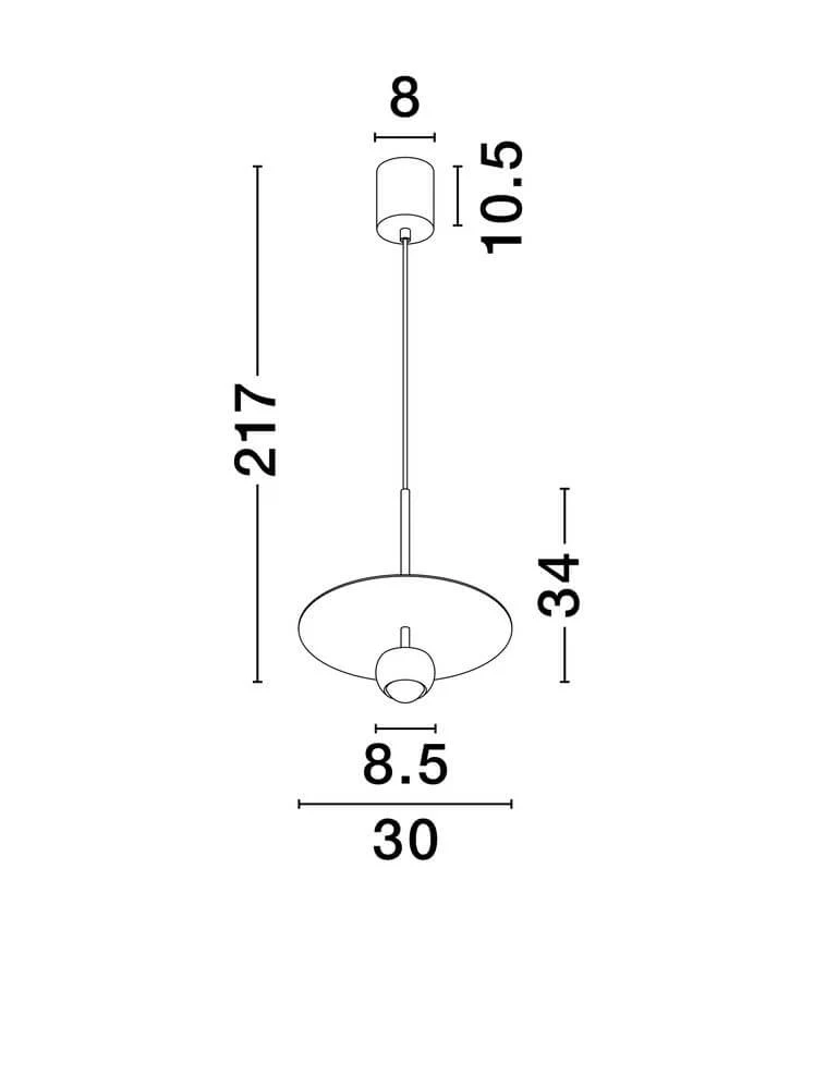 Edem LED Pendelleuchte Ø 30cm 3000K