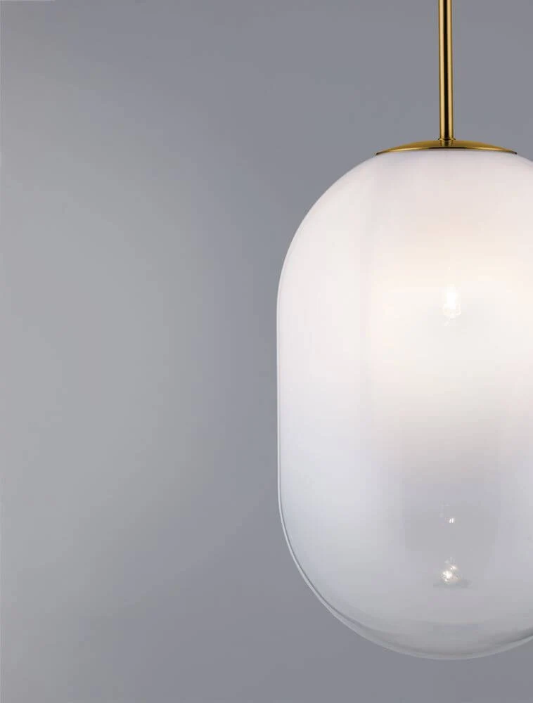 Chrysi Pendelleuchte Gold, Weiß
