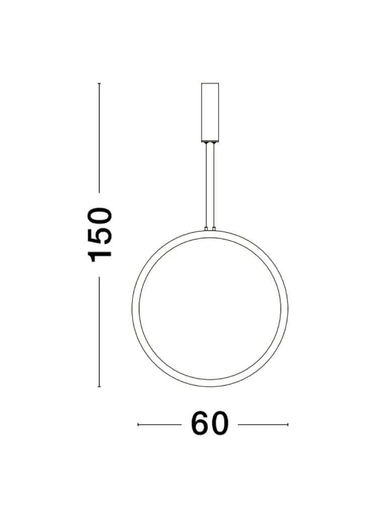 Change LED Pendelleuchte Ø 60cm 3000K