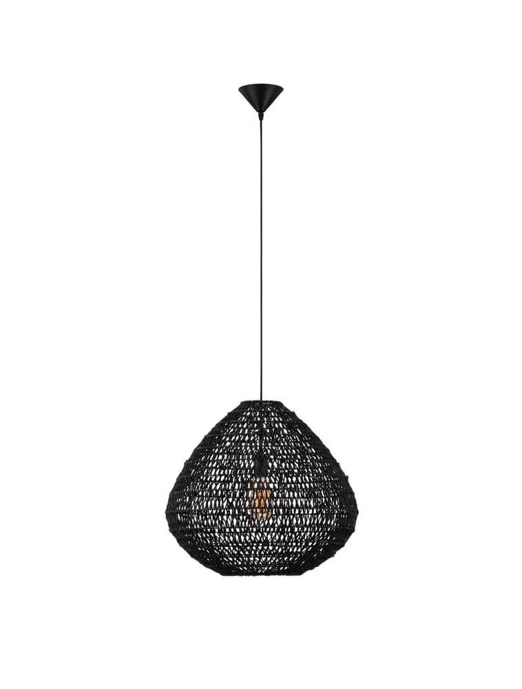 Capa Pendelleuchte E27 Schwarz