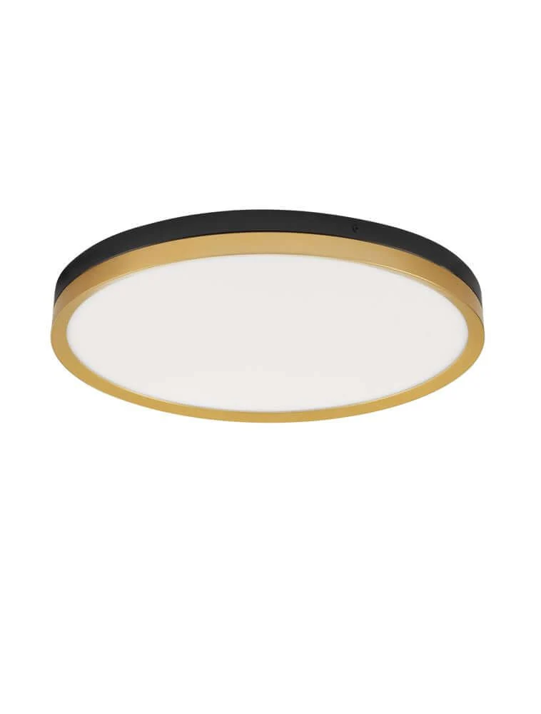 Cantria LED Deckenleuchte 3000K Schwarz, Gold