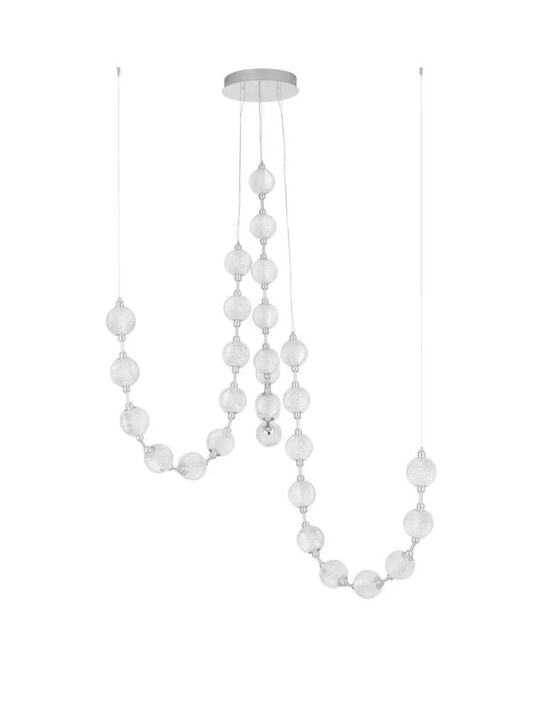 Brillante LED Pendelleuchte 30-flammig Ø 147cm 3200K