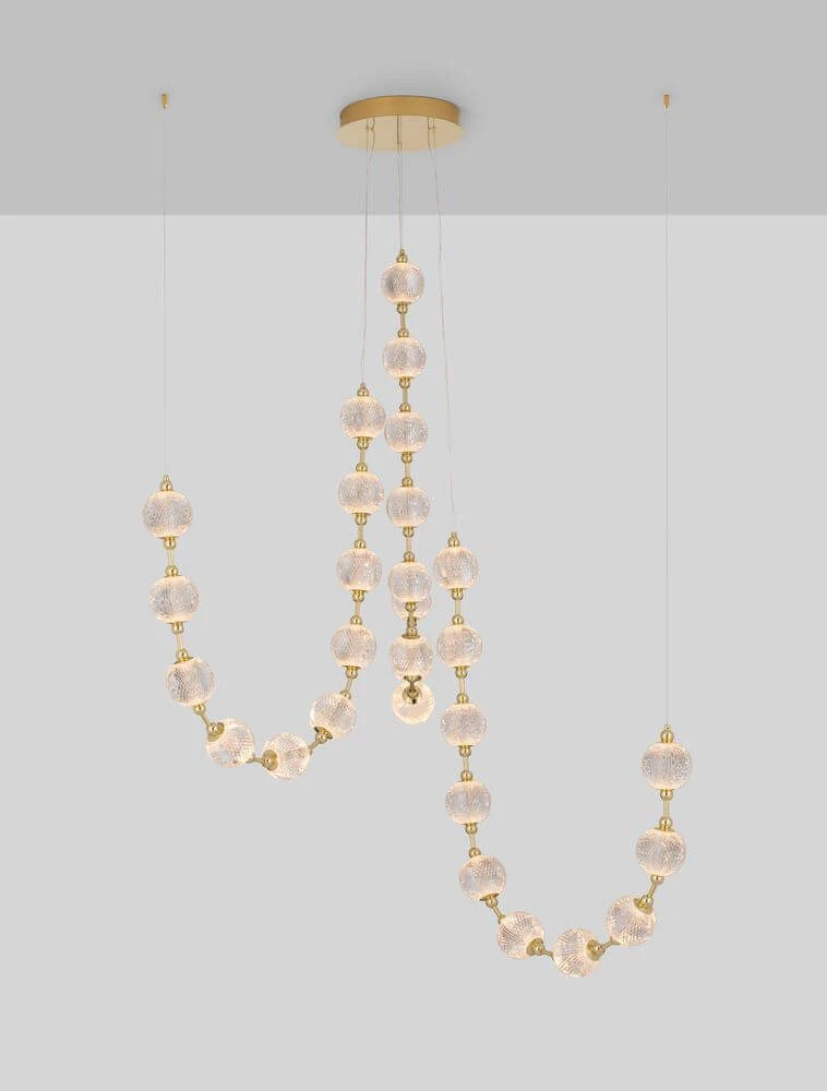 Brillante LED Pendelleuchte 30-flammig Ø 147cm 3200K